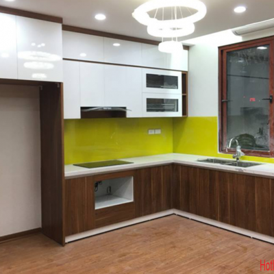 Tủ Bếp nhựa đặc phủ Laminate